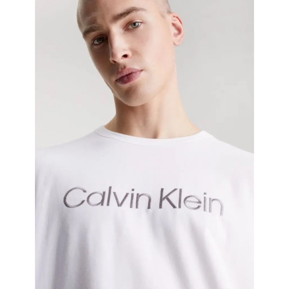 Calvin Klein Ανδρικό T-shirt Λευκό - 000NM2501E-O76