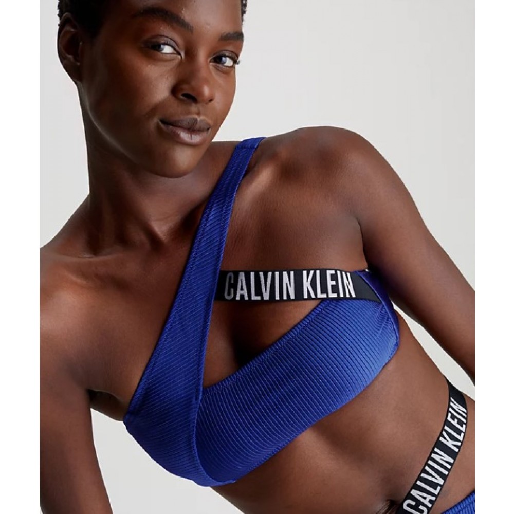 Calvin Klein Γυναικείο Μαγιό Top Μπλε - KW0KW02388-C7N