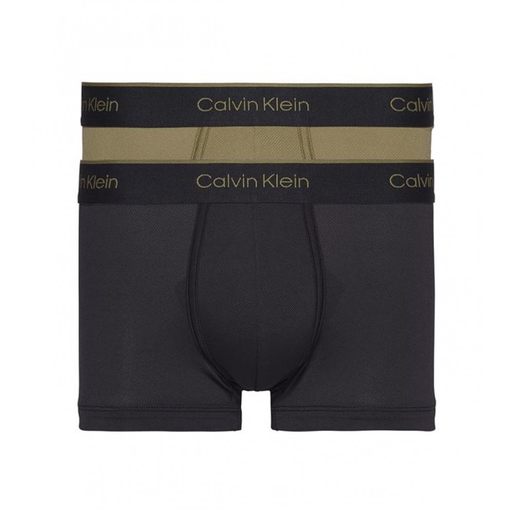 Calvin Klein Ανδρικά Boxer 2τεμ.  Μαύρο-Λαδί - NB1632A-DVK
