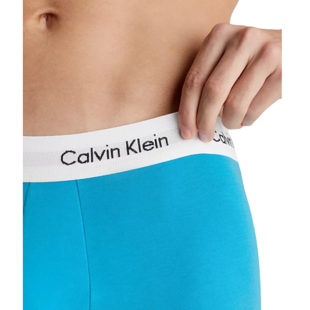 Calvin Klein Ανδρικά Boxer 3τεμ. Γαλάζιο-Mint-Πράσινο - 0000U2664G-N21