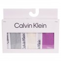 Calvin Klein Γυναικεία String 3τεμ. Mint-Κρεμ-Magenda - 000QD3587E-CFU