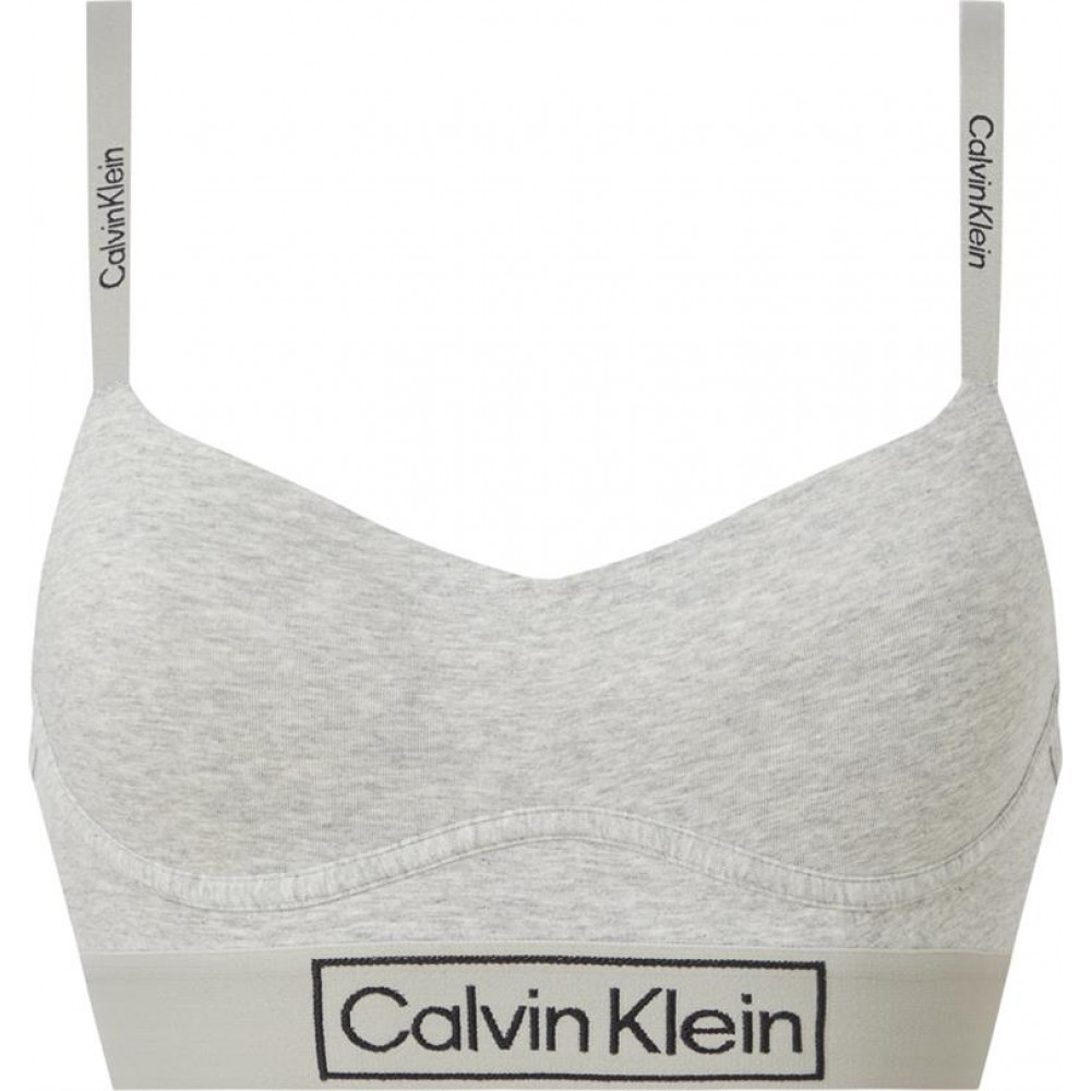Calvin Klein Γυναικείο Σουτιέν Γκρι - 000QF6770E-P7A