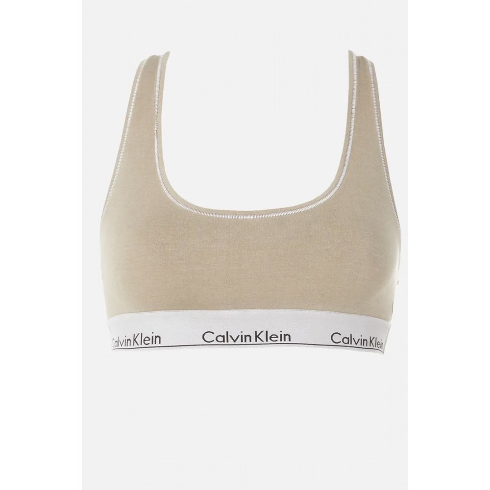 Calvin Klein Γυναικείο Μπουστάκι Λαδί - 000QF7207E-DLJ