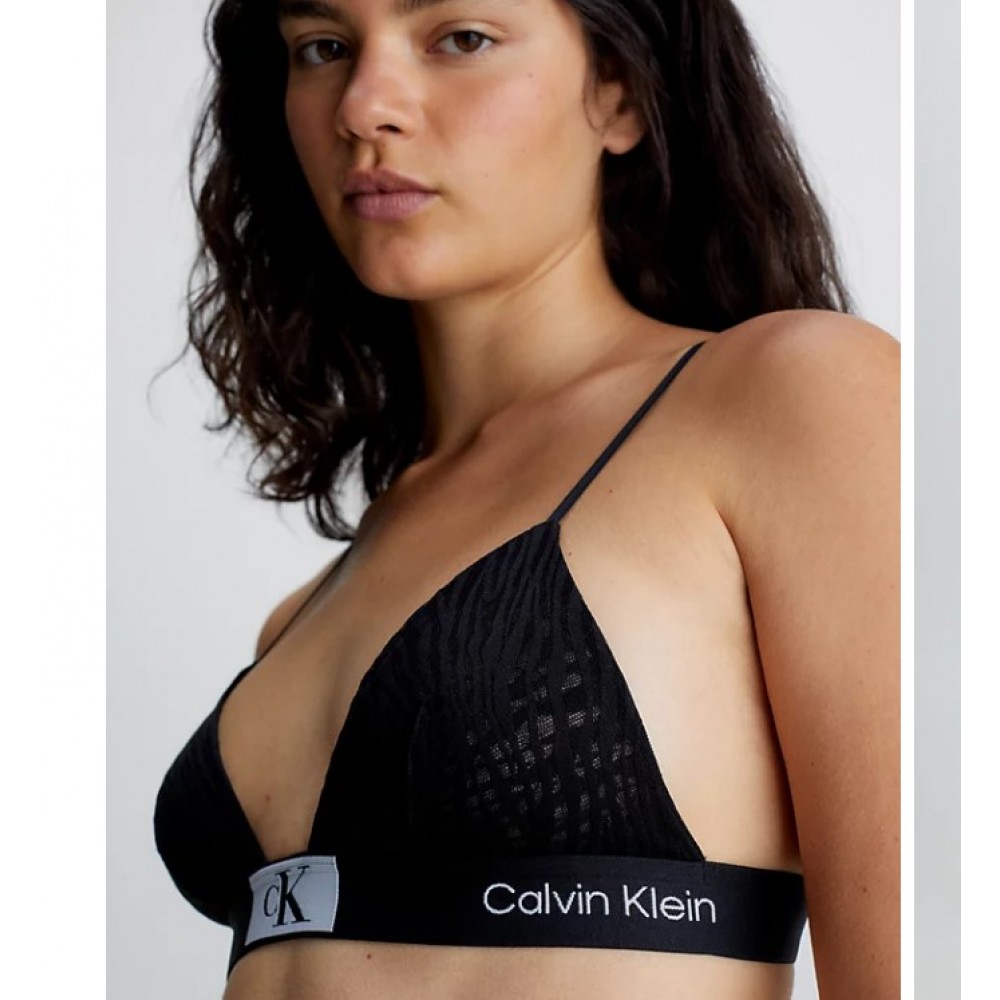 Calvin Klein Γυναικείο Σουτιέν-Bralette Μαύρο - 000QF7377E-UB1