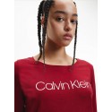 Calvin Klein Γυναικείο Σετ Πυτζάμα Μπορντό - 000QS6579E-TX4