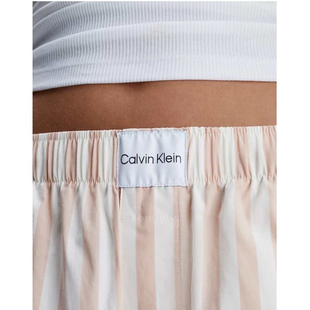 Calvin Klein Γυναικείο Κάτω Μέρος Πυτζάμα Λευκό-Ροζ - 000QS6893E-FRN