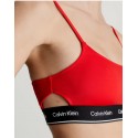 Calvin Klein Γυναικείο Μαγιό Top Κόκκινο - KW0KW02425-XNE