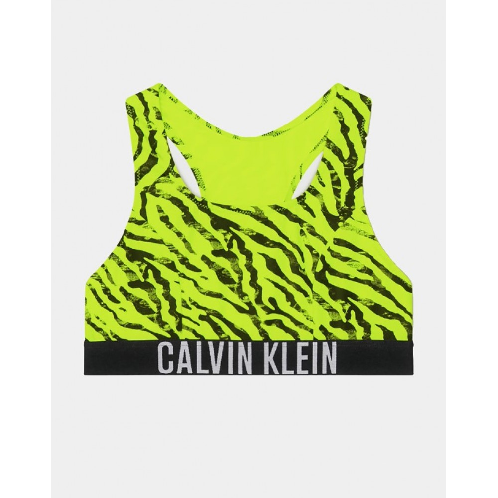 Calvin Klein Παιδικό Μαγιό Σετ Μπικίνι Νέον-Zebra - KY0KY00056-0IC