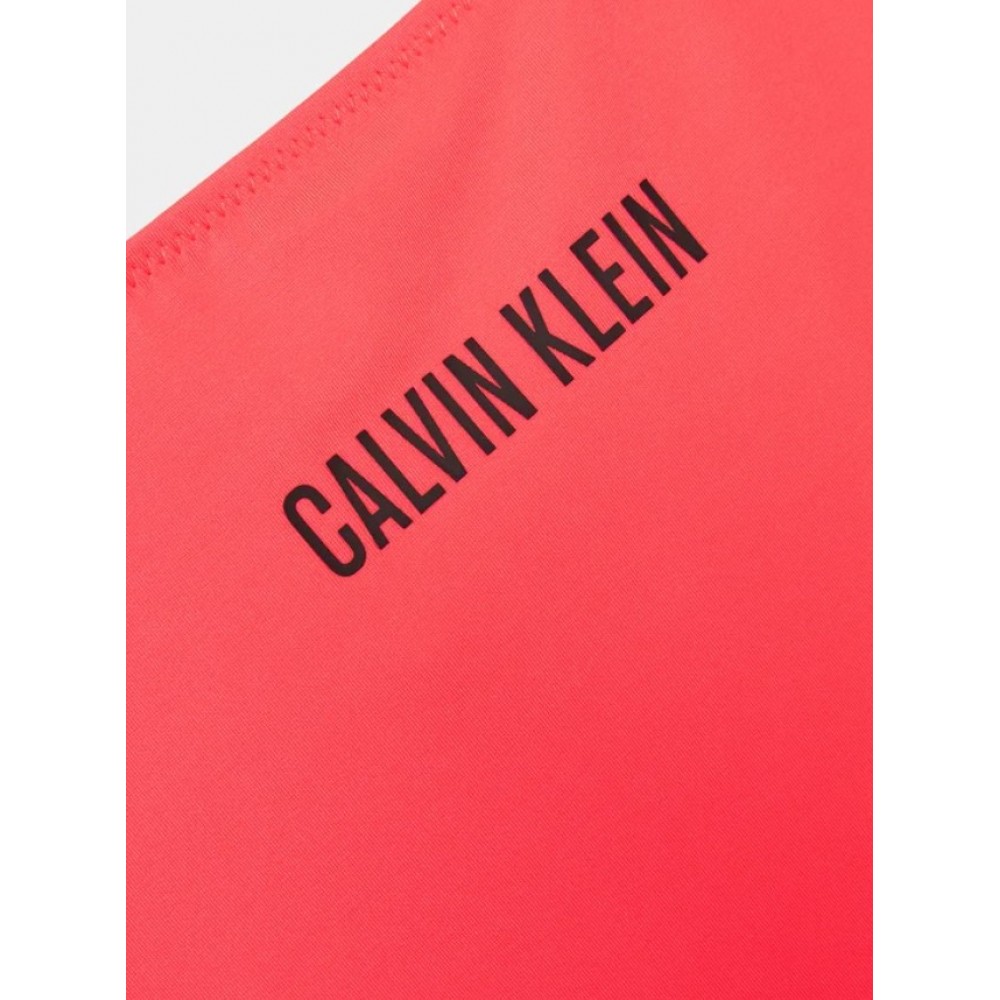 Calvin Klein Παιδικό Ολόσωμο Μαγιό Signal Red - KY0KY00086-XN8
