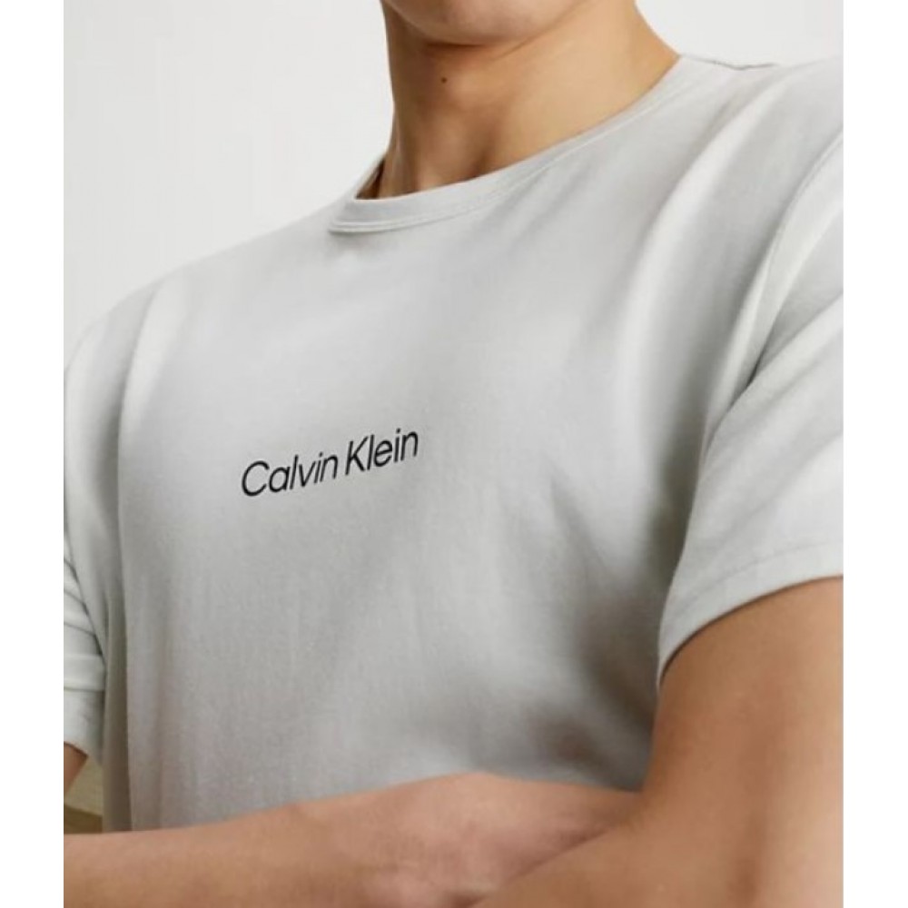 Calvin Klein Ανδρικό T-shirt Εκρού - NM2170E-CJH