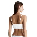Calvin Klein Γυναικείο Μαγιό Top Λευκό - KW0KW02425-YCD
