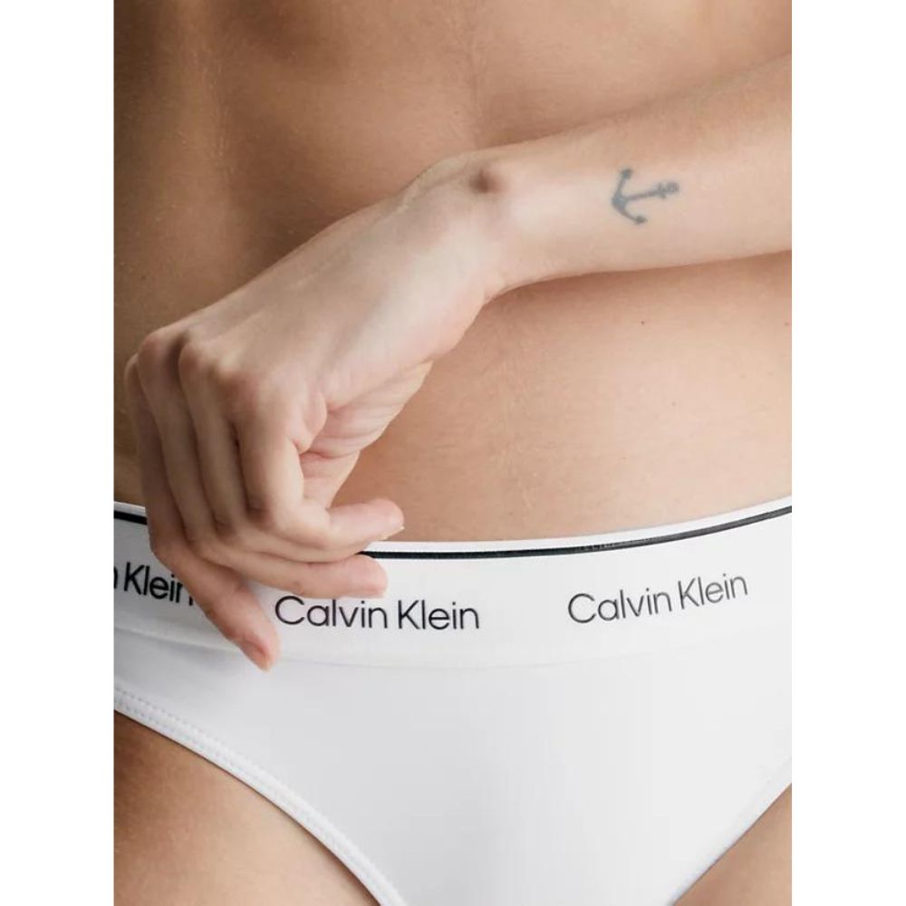 Calvin Klein Γυναικείο Μαγιό Κάτω Μέρος Λευκό - KW0KW02430-YCD