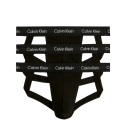 Calvin Klein Ανδρικό Σλιπ-Strap 3τεμ. Μαύρο - NB2623A-UB1