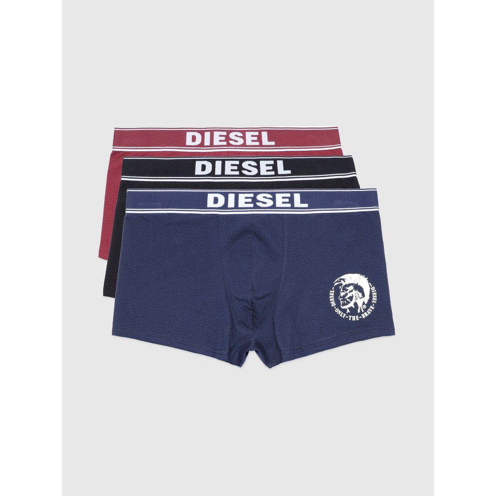 Diesel Ανδρικά Boxer 3τεμ. Μαύρο-Μπλε-Μπορντό - 00SAB2-OTANL-E5699