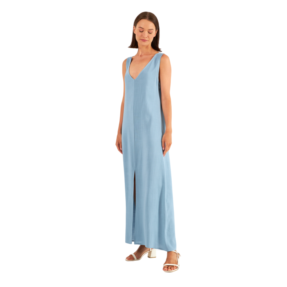 Harmony Homewear Γυναικείο Φόρεμα Γαλάζιο - 504604