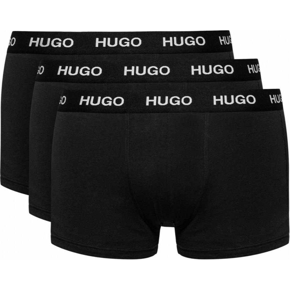 HUGO Ανδρικά Boxer 3τεμ. Μαύρο - 50435463-001
