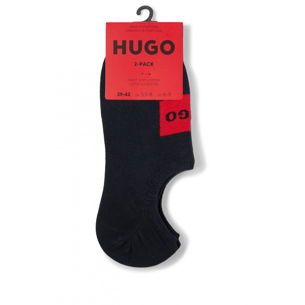 HUGO Unisex Κάλτσες 2τεμ. Μαύρο - 50468123-001