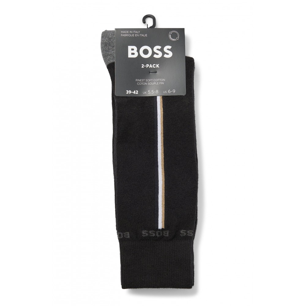 Boss Ανδρικές Κάλτσες 2τεμ. Μαύρο - 50478336-001