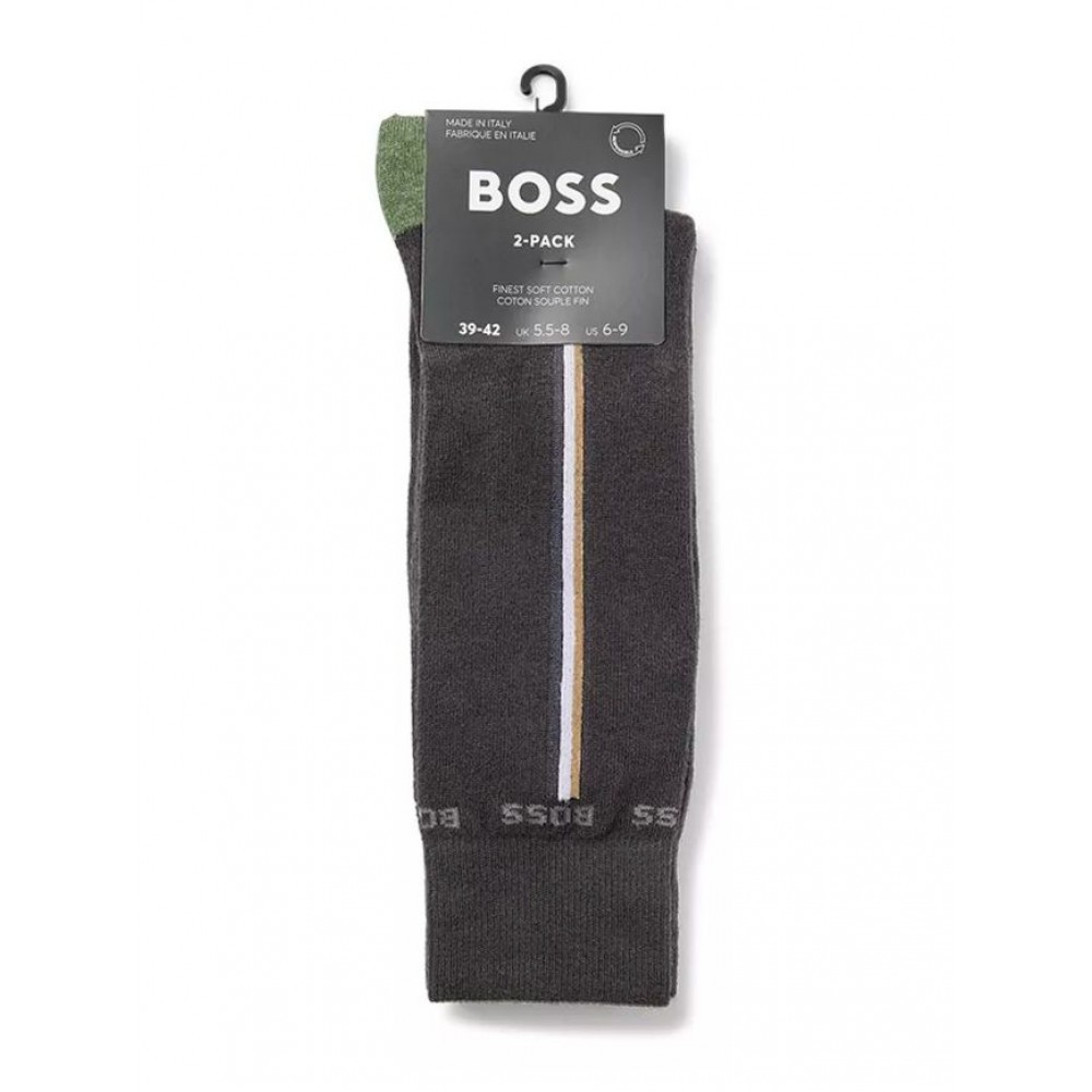 Boss Ανδρικές Κάλτσες 2τεμ. Ανθρακί - 50478336-012