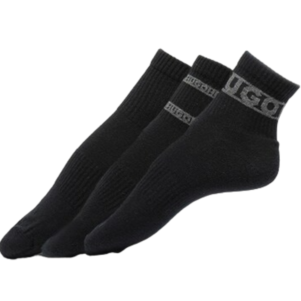 HUGO Ανδρικές Κάλτσες 3τεμ. Μαύρο - 50478360-001