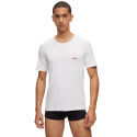 HUGO Ανδρικά Φανελάκια/T-shirt 3τεμ. Μαύρο-Λευκό-Χακί - 50480088-345