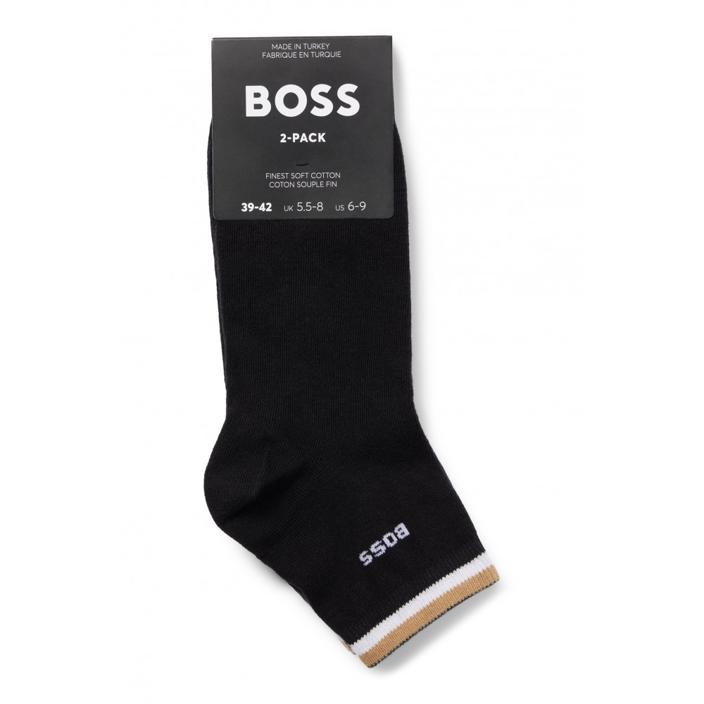 BOSS Ανδρικές Κάλτσες 2τεμ. Μαύρο - 50491195-001