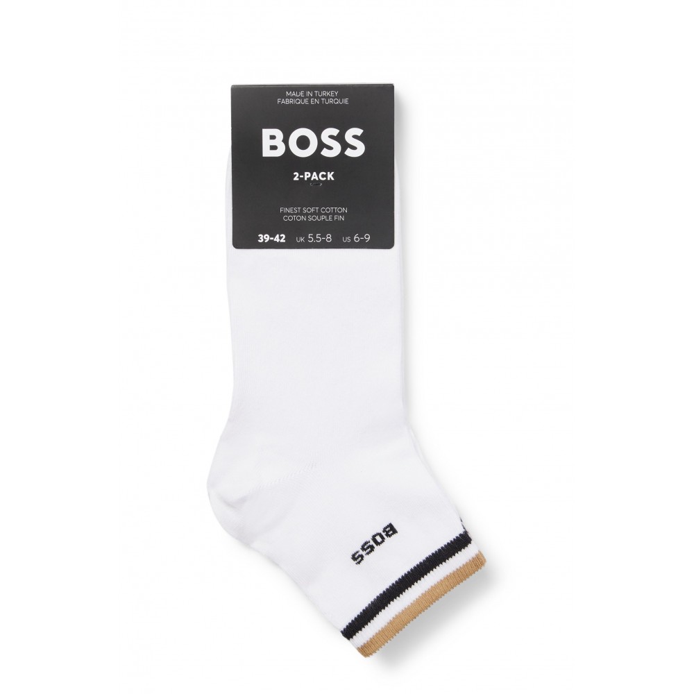 BOSS Ανδρικές Κάλτσες 2τεμ. Λευκό - 50491195-100