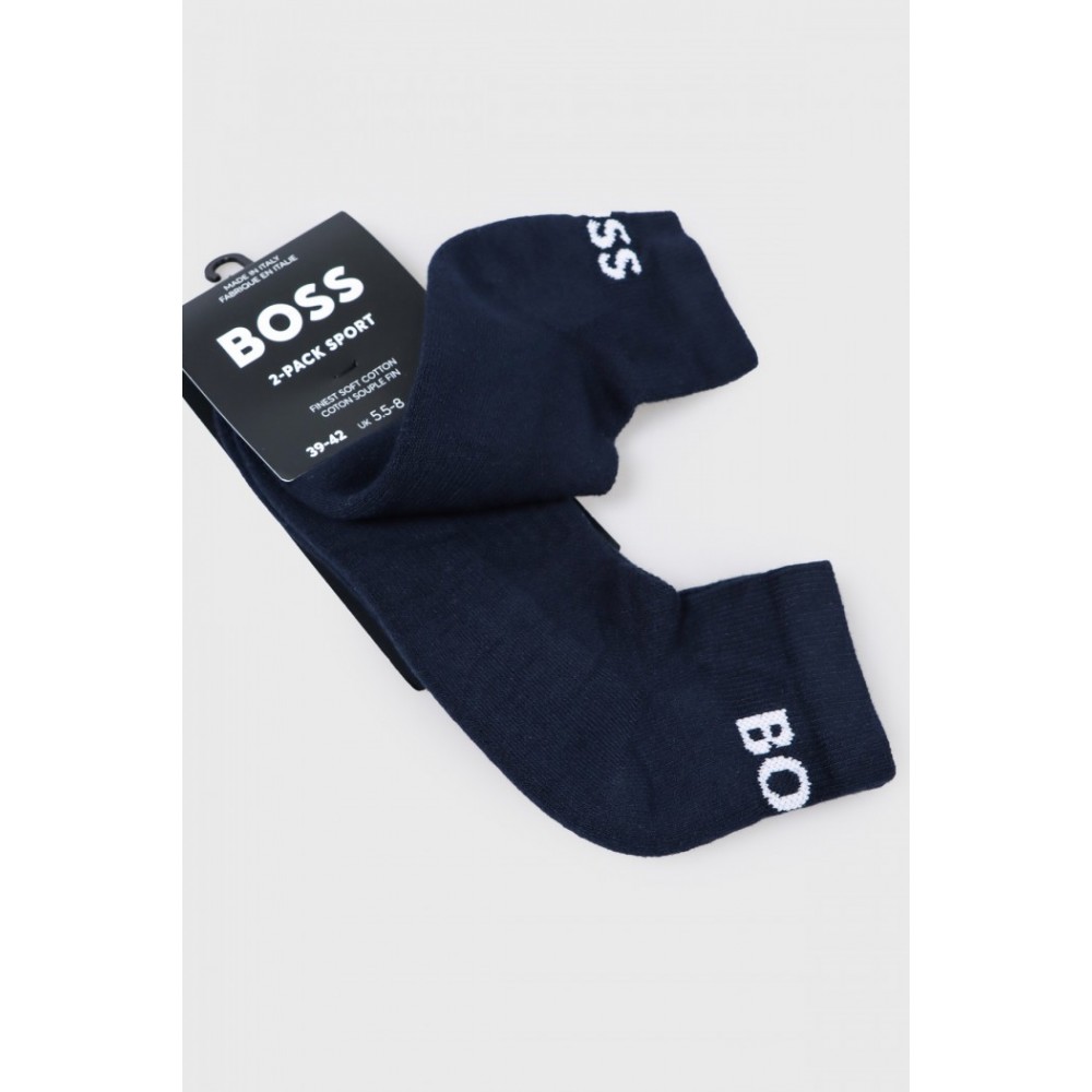 BOSS Ανδρικές Κάλτσες 2τεμ. Μπλε - 50491207-401