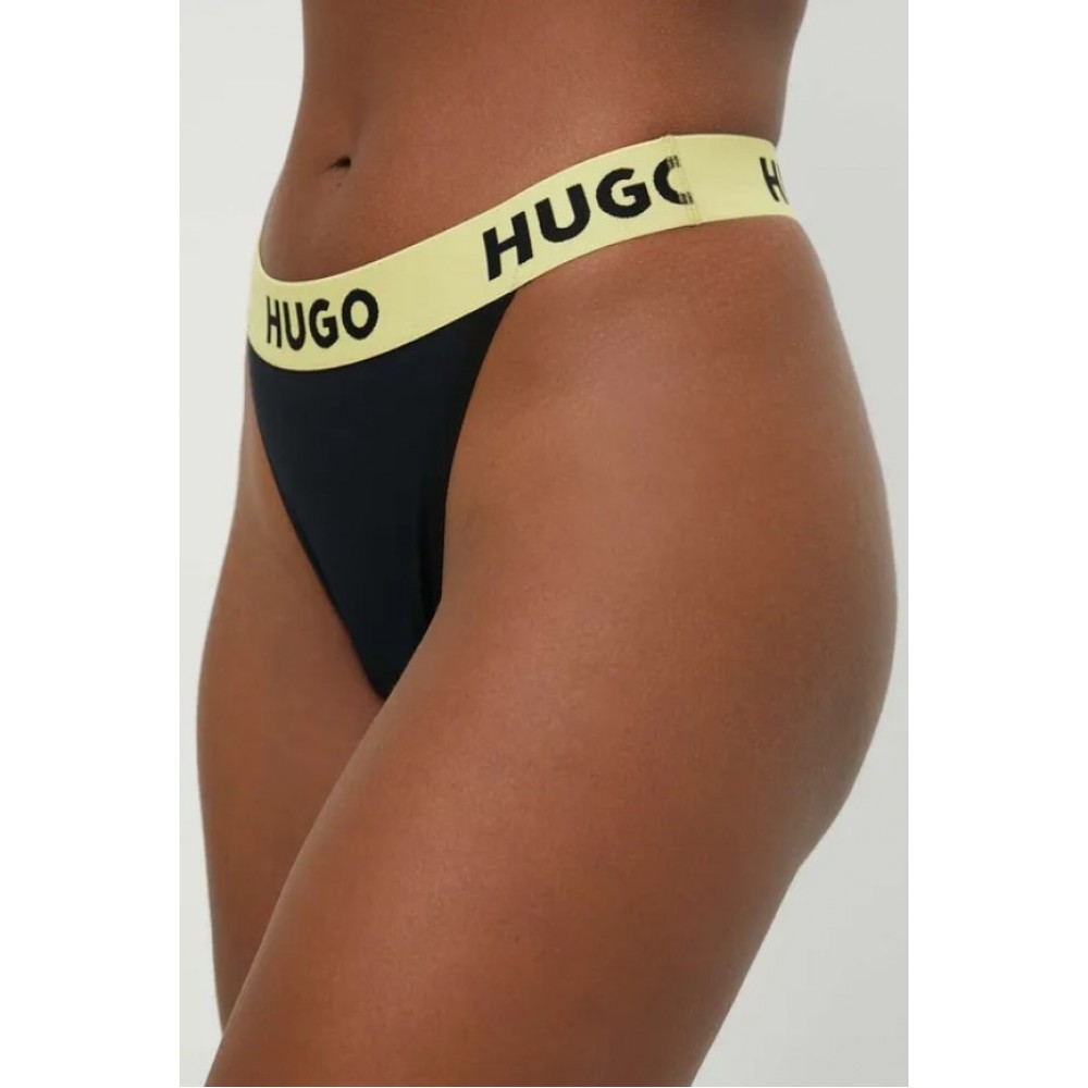 HUGO Γυναικείο Σλιπ String Μαύρο - 50509361-002 