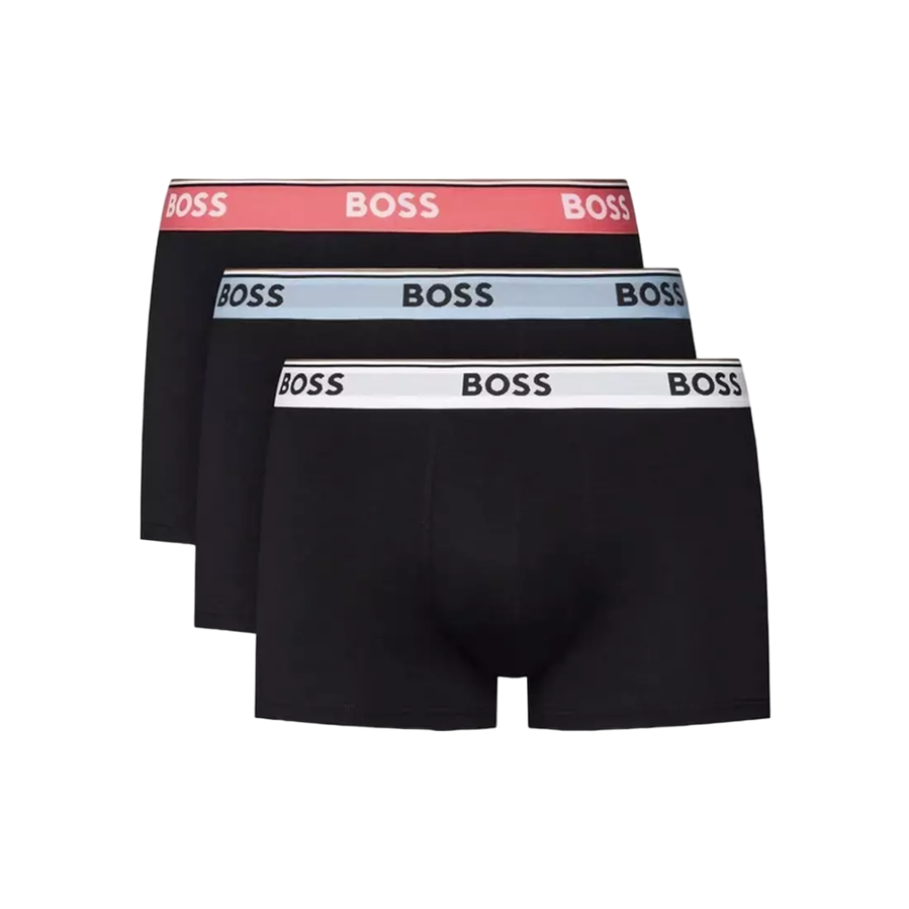 Boss Ανδρικά Boxer 3τεμ. Μαύρο - 50514928-978