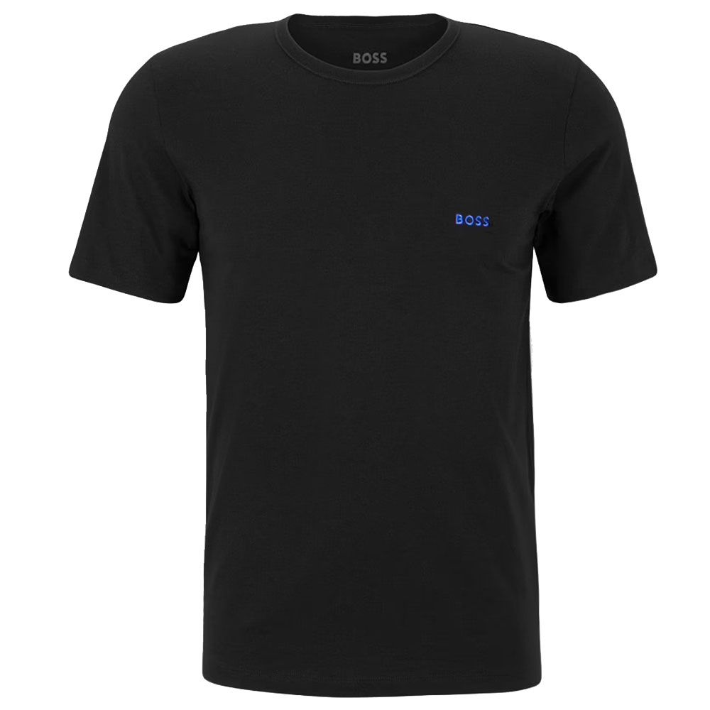 Boss Ανδρικά Φανελάκια/T-shirt 3τεμ. Μαύρο-Μπλε-Χακί - 50515002-986
