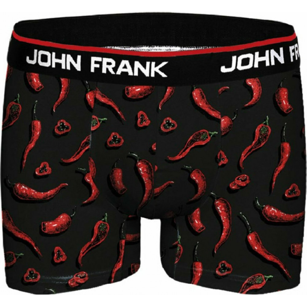 John Frank Ανδρικό Boxer So Hot Μαύρο - JFBD318