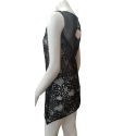 Luna Γυναικείο Φόρεμα Διάφανο Μαύρο - 83502