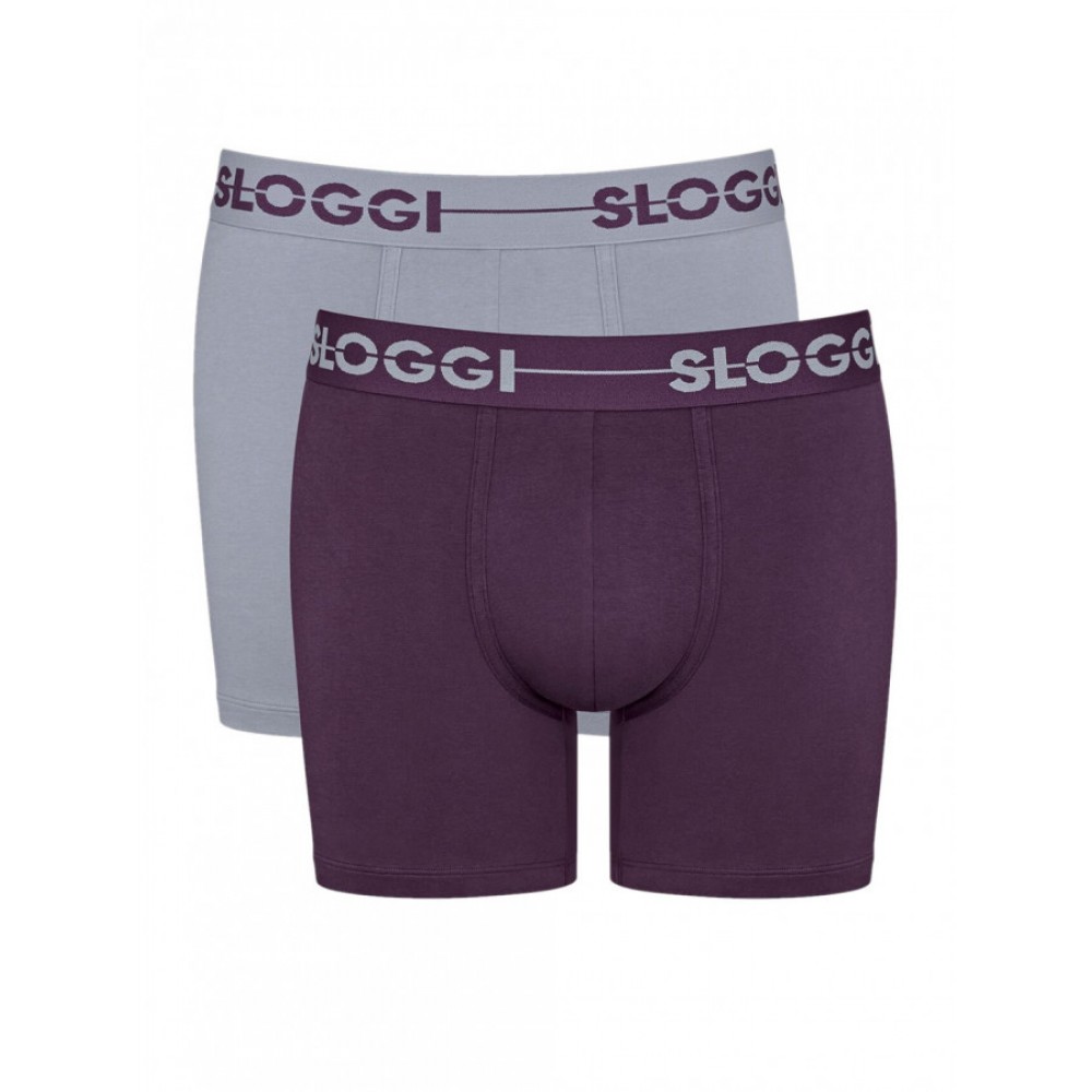 Sloggi Ανδρικά Boxer Short 2τεμ. Multi-Colour - 10207027-M022